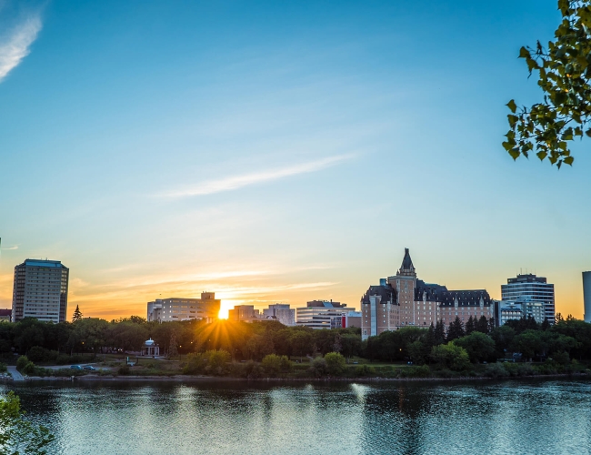 Saskatoon city skyline