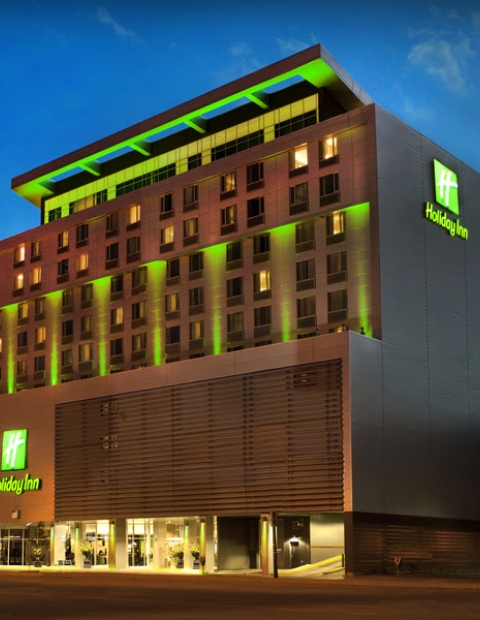 Holiday Inn Saskatoon Downtown – Holiday Inn Saskatoon Downtown Exterior Night Shot  HIGH RES