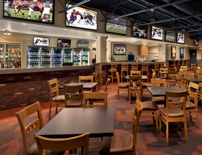 Red Zone Premium Sports Bar – Bar