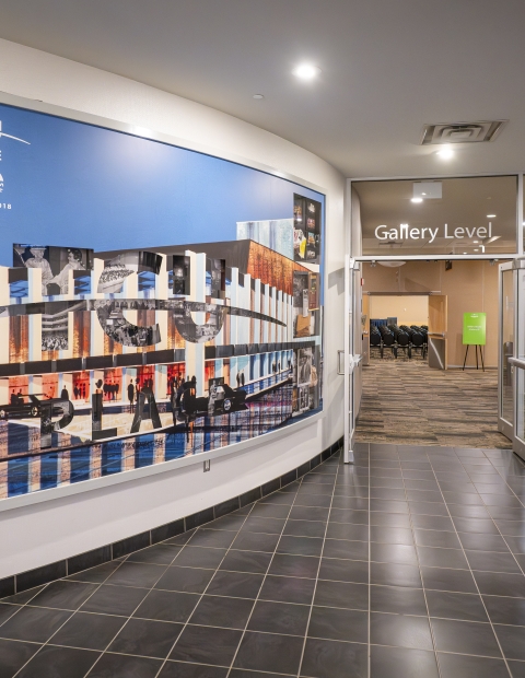 Hallway of a building