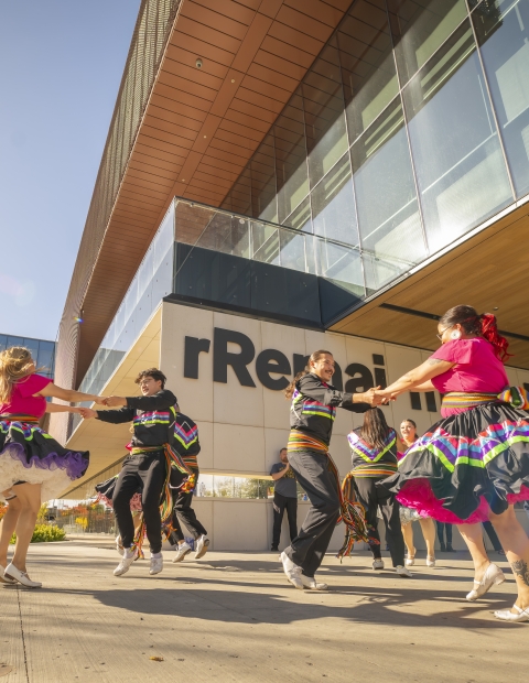 People doing a cultural dance