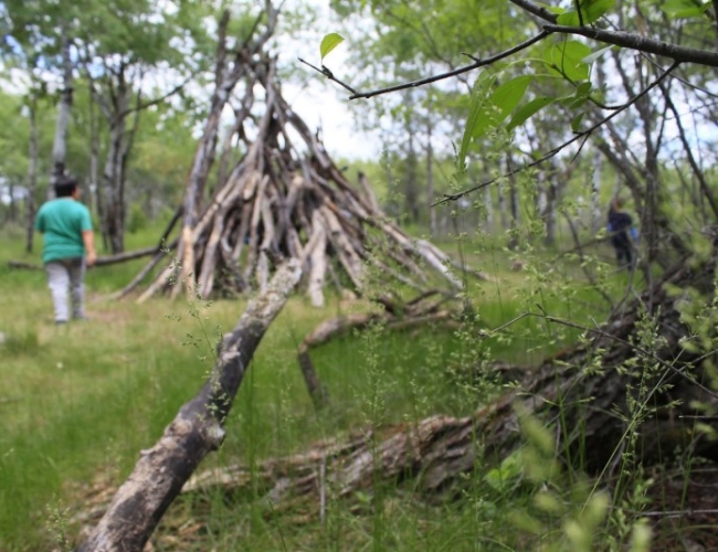 Saskatoon Natural Grassland – School Children Exploring The Saskatoon Natural Grasslands