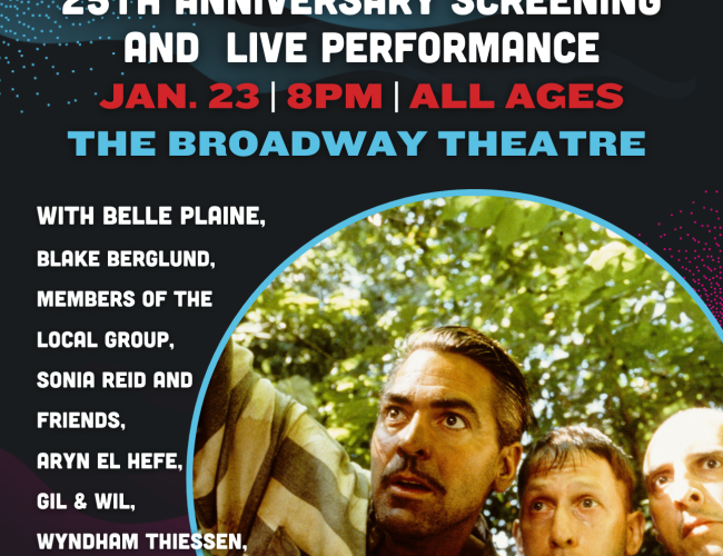 Image of winterruption show: O Brother where art thou? Test says: Jan. 23, at 8pm, all ages show at the broadway theatre.